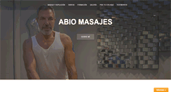 Desktop Screenshot of abiomasajes.com
